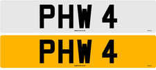 cherished number plates private reg plate  PHW 4     PHW 4      PHW 4.  PHW 4