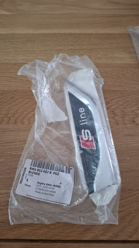 Genuine audi line badge - genuine,