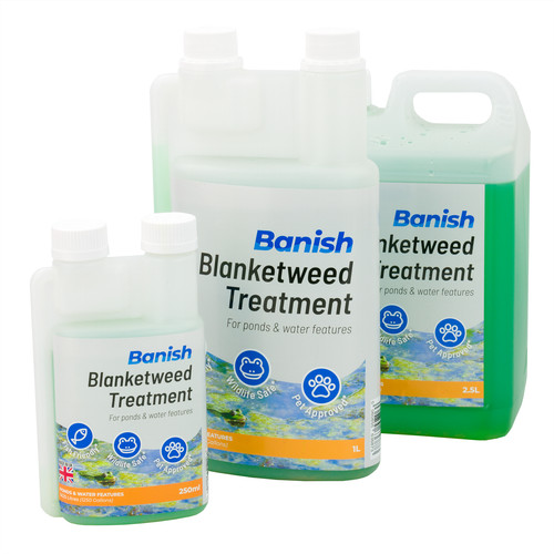 Banish blanketweed pond water - banish,