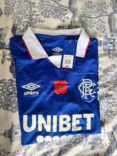 Rangers Home Poppy Shirt Size