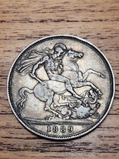 1889 Queen Victoria Silver