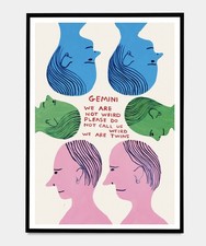 David Shrigley Gemini Poster