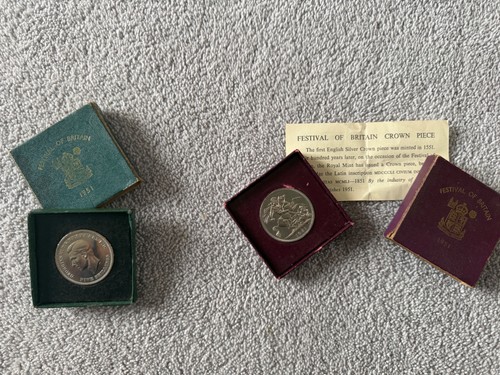 Festival britain coins - festival,