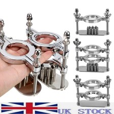 Male Ball Stretcher Weight Stainless Steel Chastity Ring with Rivet Squeezer NEW