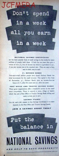 National savings certificates - national,