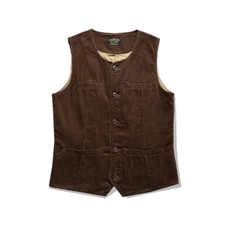 Retro Mens Corduroy Suit Vest