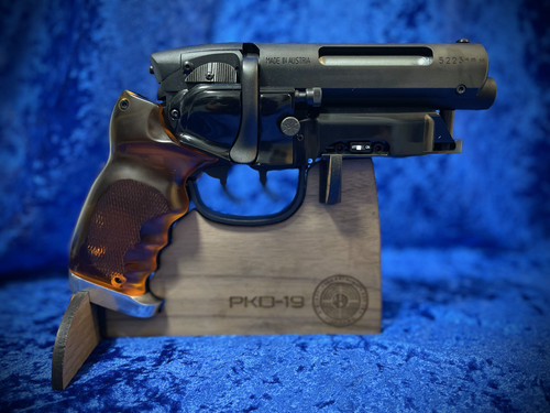 Engraved walnut stand for - walnut,