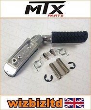 Kawasaki ZRX 1100 1997-2005 [MTX Front Black Replacement Rubber Footrests]