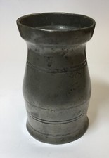 Antique Pewter Baluster Gill