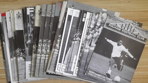 Fulham home programmes - home, in