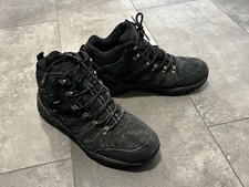 Karrimor Mount Mid Hiking Walking Boots Shoes Black Weatherite Mens UK 10.5