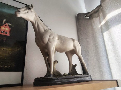 Vintage white horse - vintage, porcelain