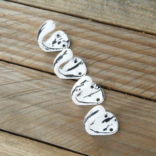 White vintage cast iron - white,