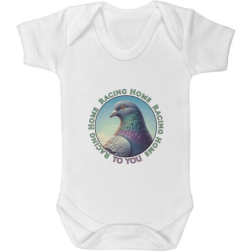 Racing pigeon portrait baby - pigeon, portrait'