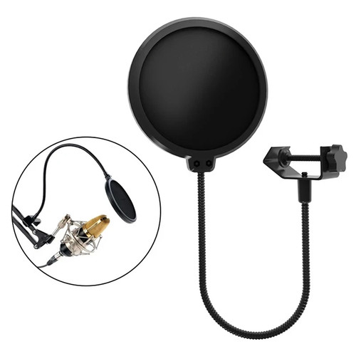Microphone pop filter - microphone,