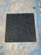 Ex Demo 50cm X 50cm X 20mm Rubber Gym Tiles bundle of 13