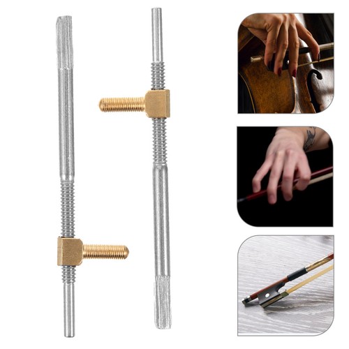 2pcs metal violin - bow, screws