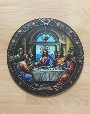 Last Supper Religious Wooden Plaque – new