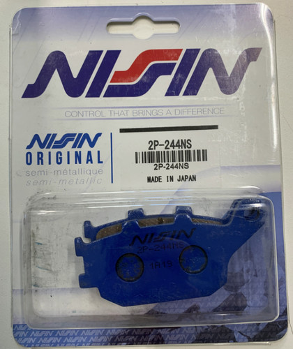Nissin organic rear brake pads - organic,