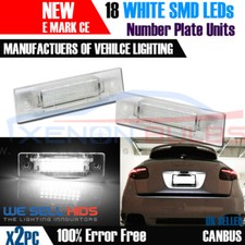 2x 18 SMD LED PURE WHITE 911