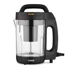 Tower Soup Maker with Transparent Body, Vizion 1.6L, T12067, Black