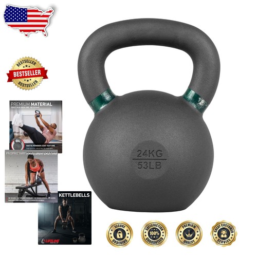 Solid iron kettlebell 24kg - kettlebell,