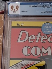 DETECTIVE COMICS #27 BATMAN