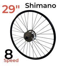 29" Mountain Bike Rear Wheel 8 Speed Cassetete Shimano, Delivery Free