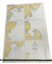 1975 Admiralty chart #2474 106 x 75cm /Harbours In The Inner Hebrides-Tobermory,