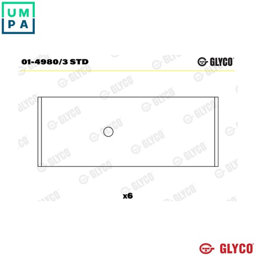 Connecting rod bearing - rod,