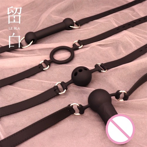Open mouth ball gag - gag, soft