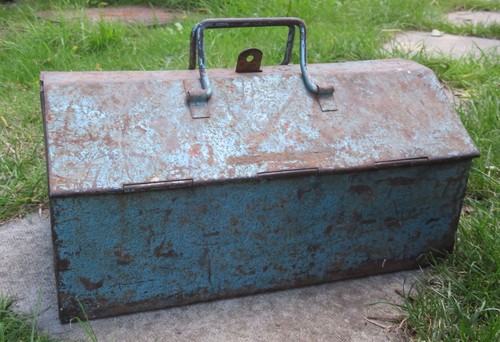 Vintage blue metal rustic - vintage,