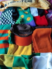 A Collection Of 7 Horseracing Scarfs , Inc Kauto Star × 2 , Denman & Big Bucks