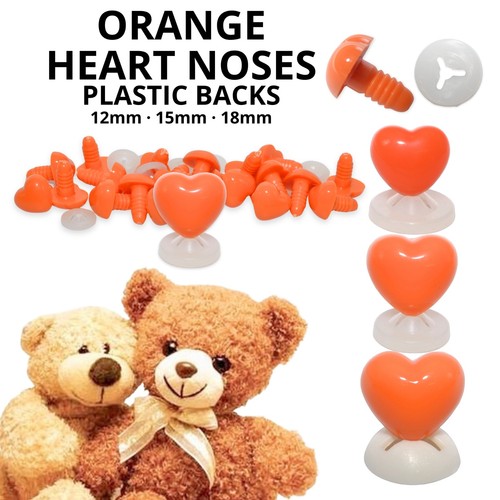 Heart nose with safety backs - heart,