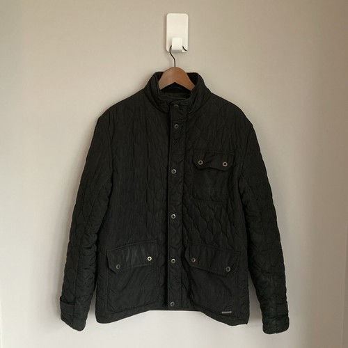 Firetrap mens black - black, quilted
