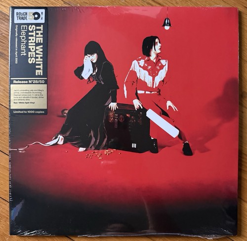 White stripes elephant - white,