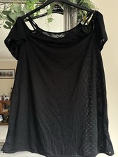 Papaya Black Beach Cover Up Size M
