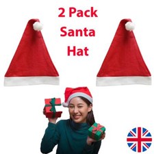 2 Pack CHRISTMAS SANTA HATS