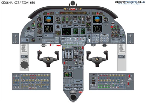 Cessna citation 650 - citation, cockpit