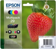 Genuine Epson 29 Multipack CMYK ink cartridges XP-235 XP-245 XP-335