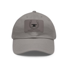 Farrier Hat Blacksmith Hat Horseshoer Hat with Patch Anvil and Horseshoe Quote