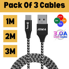 USB A to Type C Cable 3A 60W