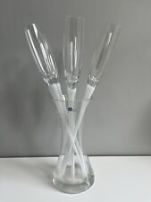 6x Stemmed Champagne flutes