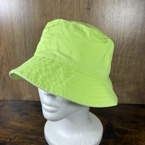 Primark neon green bucket hat - neon,