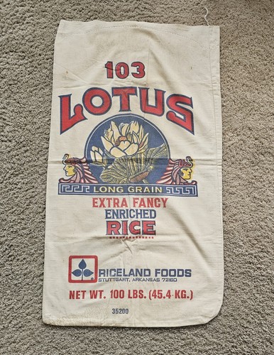 Lotus rice sack - rice,