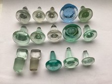 Group of 15 glass bottle