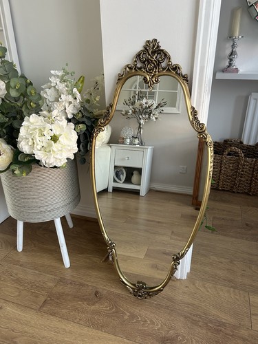 Large antique gold ornate wall - antique,