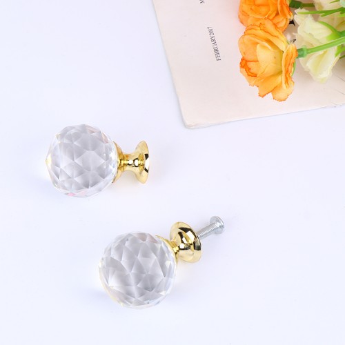 Pcs crystal drawer handles - 10,