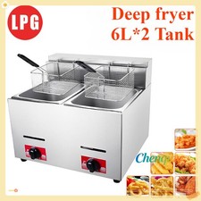 Commercial New Gas LPG Fryer