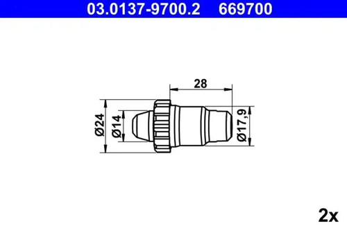 Brake shoe repair kit